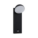 Oprawa elewacyjna PUKA LED 8.5W 460lm 3000K IP44 czujnik ruchu+zmierzchu odporna na wodę morską 230V antracyt aluminium - 2