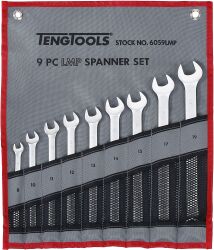 Zestaw kluczy płasko-oczkowych długich 8-19 mm Teng Tools 6059LMP Tengtools