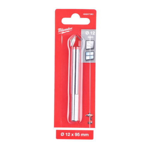 Wiertło do szkła ceramiki 12x95 - 1 szt MILWAUKEE