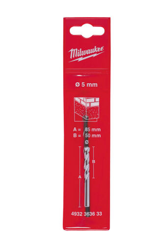 Wiertło udarowe do betonu na wkrętarkę 5mm x 50/85 mm MILWAUKEE