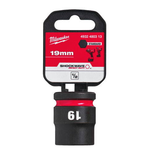 Nasadka udarowa 1/2 krótka 19 mm MILWAUKEE