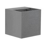 Oprawa elewacyjna CYBO LED 2x3,5W 2700K 2x355lm IP65 80x80mm 230V szary /aluminium - 2