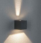 Oprawa elewacyjna CYBO LED 2x3,5W 2700K 2x355lm IP65 80x80mm 230V szary /aluminium - 3