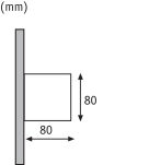 Oprawa elewacyjna CYBO LED 2x3,5W 2700K 2x355lm IP65 80x80mm 230V szary /aluminium - 8