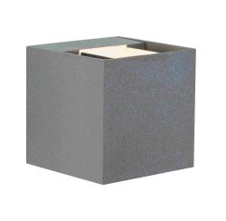 Oprawa elewacyjna CYBO LED 2x3,5W 2700K 2x355lm IP65 80x80mm 230V szary /aluminium