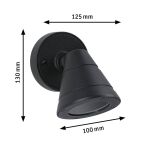 Oprawa elewacyjna TRIAN GU10 MAX.35W IP 44 odporny na wodę morską 230V antracyt aluminium - 3
