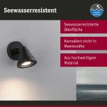 Oprawa elewacyjna TRIAN GU10 MAX.35W IP 44 odporny na wodę morską 230V antracyt aluminium - 7