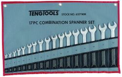 Zestaw kluczy płasko-oczkowych Teng Tools 6517MM Tengtools