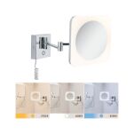 Lusterko kosmetyczne JORA LED 3.3W 2700/4000/6500K +wyłącznik IP44 230V chrom / biały - 3