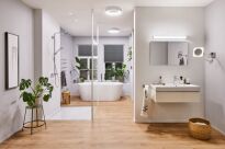 Lusterko kosmetyczne JORA LED 3.3W 2700/4000/6500K +wyłącznik IP44 230V chrom / biały - 6