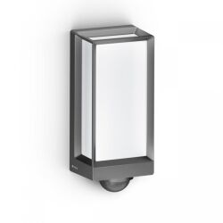 Lampa elewacyjna z czujnikiem ruchu i zmierzchu Steinel L 42 SC LED iHF Bluetooth Mesh Connect 13W 3000K 1010lm IP54 IK03 230V antracyt / aluminium