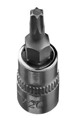 Końcówka TORX TX20 na nasadce 1/4 krótka 37 mm NEO