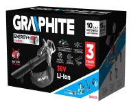Odkurzacz ogrodowy dmuchawa do liści akumulatorowy Energy+ 2x18V Li-lon 2w1 GRAPHITE - 2