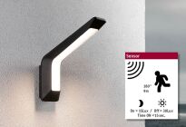 Oprawa elewacyjna MERANO LED PIR IHF 14W 950lm 3000K IP44 230V antracyt aluminium - 6
