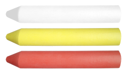 Kreda techniczna biała, żółta i czerwona(olejowa), 13 x 85 mm, 3 szt. 14A968 TOPEX