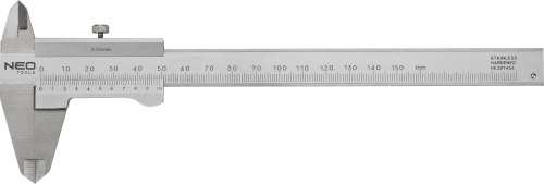 Suwmiarka z certyfikatem DIN, 150 mm, stal nierdzewna 75-001 NEO