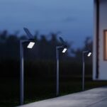 Oprawa ogrodowa solarna z czujnikiem ruchu i zmierzchu STEINEL Xsolar GL-S PIR 1,2,W 150lm 3000K IP44 IK03 antracyt / aluminium - 4