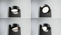 Reflektor ogrodowy SWIVEA Led 8W 3000K IP44 460lm 230V ciemny szary/ aluminium - 9