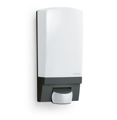 Lampa elewacyjna z czujnikiem ruchu i zmierzchu Steinel L 1 S PIR max.60W E27 IP44 IK07 230V czarna / tworzywo sztuczne
