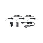 Oprawa do wbudowana Plug & Shine MicroPen II zestaw kompletny 5x0,2W 3000K IP67 24V zestaw dodatkowy srebrny / stal - 2