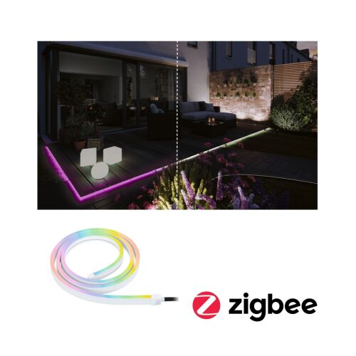 Taśma LED RGBW 2m Plug & Shine SH Zigbee11W IP67 24V