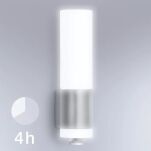 Lampa elewacyjna z czujnikiem ruchu i zmierzchu Steinel L 260 S LED PIR 9,87W 3000K 703lm IP44 IK03 230V srebrna / stal nierdzewna - 4