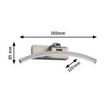 Oprawa ścienna BENTO LED 6W 300lm 300mm 3000K 230V mosiądz antyczny - 5