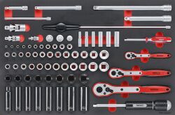 77-elementowy zestaw narzędzi nasadowych Teng Tools TTESK77 Tengtools