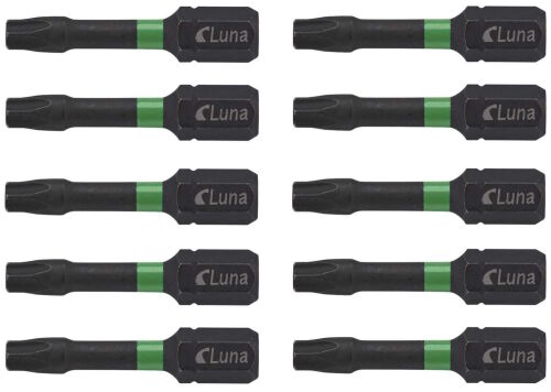 Grot bit skrętny udarowy Torison TORX TX15 IMPACT 32mm 10szt Luna