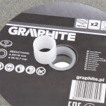 Tarcze szlifierskie do szlifierki dwutarczowej 200mm x 20mm P60 2 szt. - 6