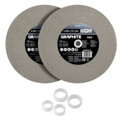 Tarcze szlifierskie do szlifierki dwutarczowej 200mm x 20mm P60 2 szt.
