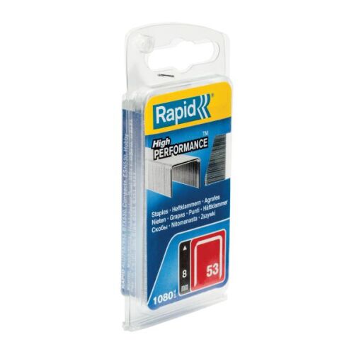 Zszywki Rapid z drutu cienkiego nr 53 8mm - opakowanie 1080 szt.