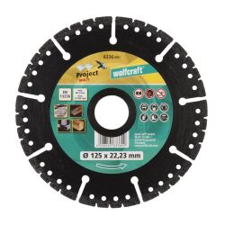 1 Tarcza diamentowa PROJECT MULT 125, Wolfcraft