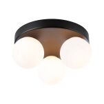 Lampa sufitowa łazienkowa GOVE LED G9 max.3x20W IP44 230V czarny matowy / metal - 2