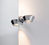 Oprawa ścienna SABIK LED DIM 13W 800lm/ 390lm 2700K  IP44 230V chrom / tworzywo sztuczne - 8