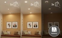Oprawa wpuszczana SORMUS LED 6.5W 560lm / 180lm 3000K IP65 230V biały / tworzywo sztuczne - 5
