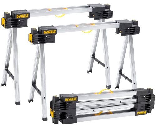 Kobyłki warsztatowe budowlane stojaki metalowe 2 sztuki 900kg DeWalt