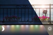 Taśma LED solar RGB + czujnik zmierzchu 3m IP44 czarny / tworzywo sztuczne - 7