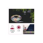 Taśma LED solar RGB + czujnik zmierzchu 3m IP44 czarny / tworzywo sztuczne - 8