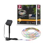 Taśma LED solar RGB + czujnik zmierzchu 3m IP44 czarny / tworzywo sztuczne - 9