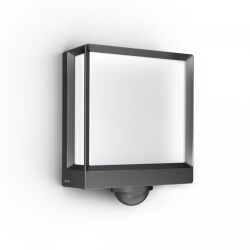 Lampa elewacyjna z czujnikiem ruchu i zmierzchu Steinel L 40 SC LED iHF Bluetooth Mesh Connect 12,9W 3000K 1057lm IP54 IK03 230V antracyt / aluminium