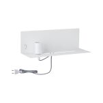Oprawa ścienna DEVARA E27 max.1x40W USB C 230V biały mat /metal - 3