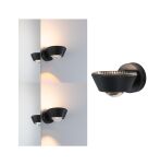 Oprawa ścienna SABIK LED DIM 13W 800lm/ 390lm 2700K  IP44 230V czarny / tworzywo sztuczne - 6
