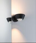 Oprawa ścienna SABIK LED DIM 13W 800lm/ 390lm 2700K  IP44 230V czarny / tworzywo sztuczne - 8