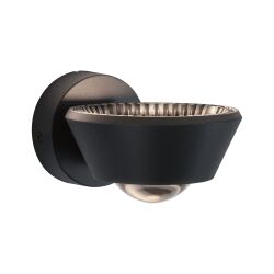 Oprawa ścienna SABIK LED DIM 13W 800lm/ 390lm 2700K  IP44 230V czarny / tworzywo sztuczne