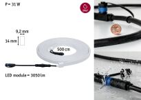 Taśma LED Plug & Shine 5m 3000K 31W 2500lm IP67 24V biały - 4