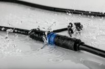 Przewód połączeniowy Plug & Shine 15m 1in-7out IP68 24V czarny tworzywo sztuczne - 5