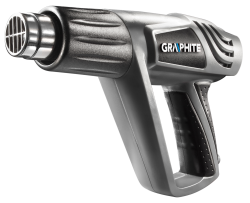 Opalarka 2000W, zakres temperatur: I: 25oC, II: 350oC, III: 550oC, walizka 59G522 GRAPHITE