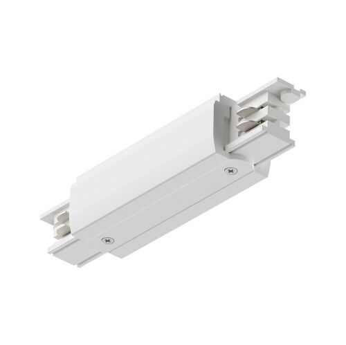 Łącznik prosty do systemu ProRail3 230V biały /metal / tworzywo sztuczne