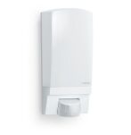 Lampa elewacyjna z czujnikiem ruchu i zmierzchu Steinel L 1 S PIR max.60W E27 IP44 IK07 230V biała / tworzywo sztuczne - 2